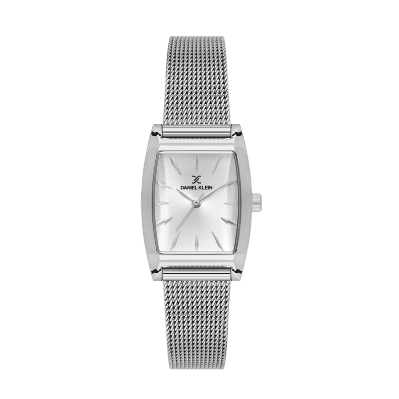 Daniel Klein Silver Mesh Band Watch for Women DK.1.14119-1