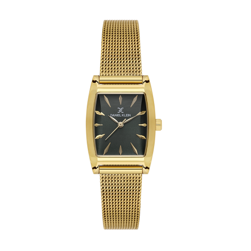 Daniel Klein Gold Mesh Band Watch for Women DK.1.14119-3