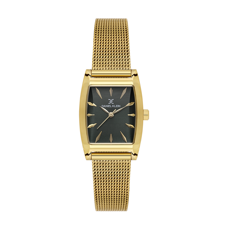 Daniel Klein Gold Mesh Band Watch for Women DK.1.14119-3