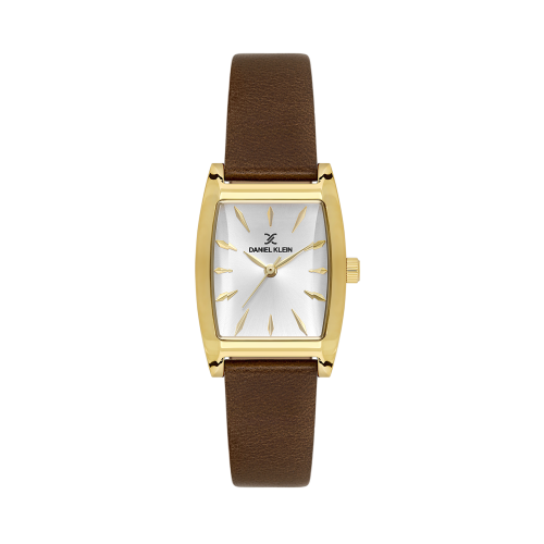 Daniel Klein Brown Leather Watch for Women DK.1.14120-3