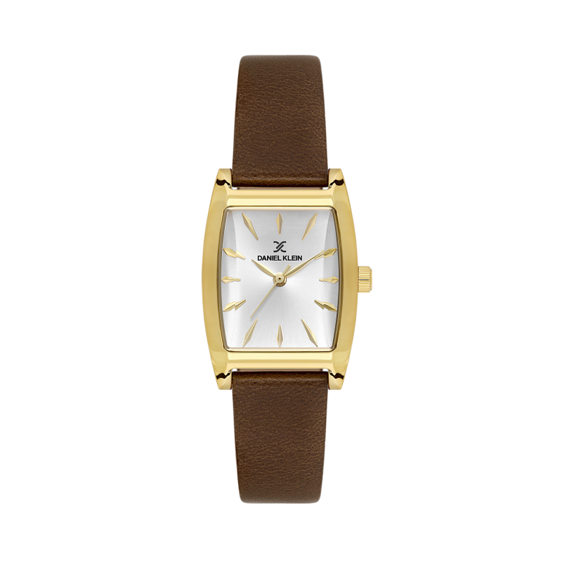 Daniel Klein Brown Leather Watch for Women DK.1.14120-3