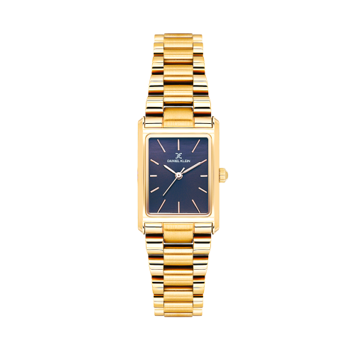 Daniel Klein Gold Stainless Steel Watch for Women DK.1.14123-9