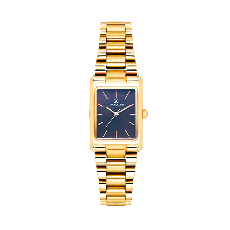 Daniel Klein Gold Stainless Steel Watch for Women DK.1.14123-9