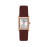Daniel Klein Dark Red Leather Watch for Women DK.1.14124-4