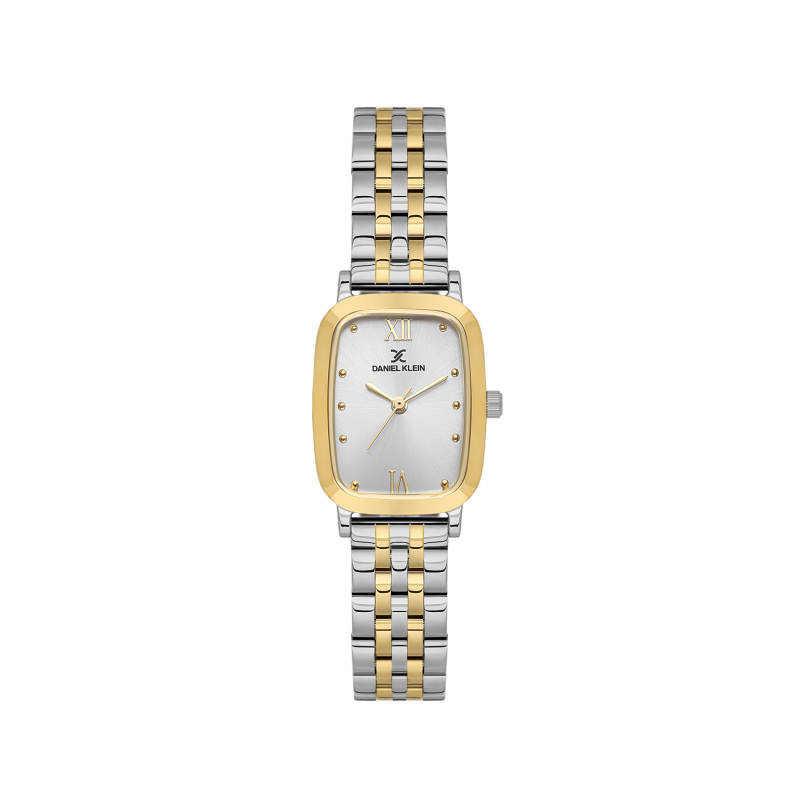 Daniel Klein Silver and Gold Stainless Steel Watch for Women DK.1.14127-4