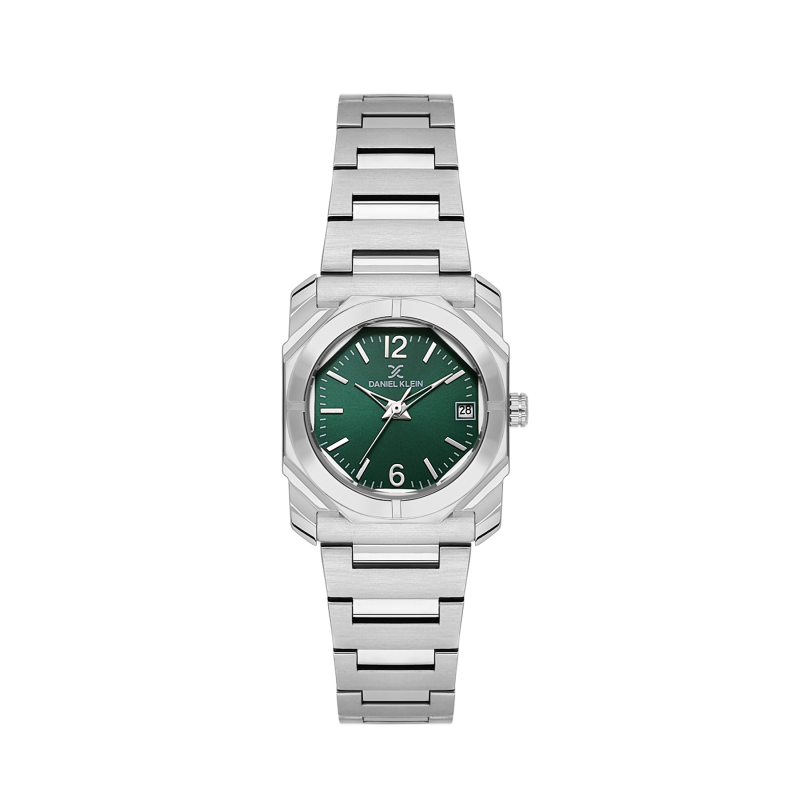 Daniel Klein Silver Stainless Steel Watch for Women DK.1.14128-3