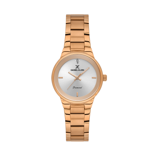 Daniel Klein Rose Gold Stainless Steel Watch for Women DK.1.14136-5