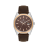 Daniel Klein Dark Brown Leather Watch for Men DK.1.14138-5
