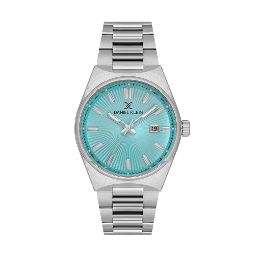 Daniel Klein Silver Stainless Steel Watch for Men DK.1.14140-5