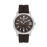 Daniel Klein Dark Brown Leather Watch for Men DK.1.14141-3