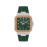 Daniel Klein Dark Green Silicone Band Watch for Men DK.1.14143-4