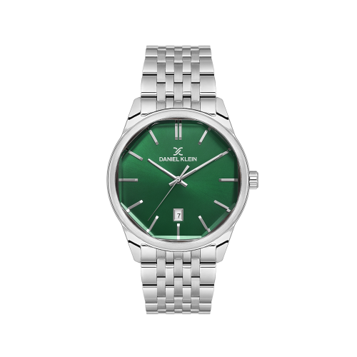 Daniel Klein Silver Stainless Steel Watch for Men DK.1.14144-4