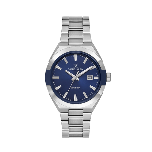 Daniel Klein Silver Stainless Steel Watch for Men DK.1.14145-2