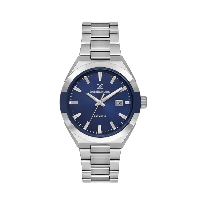 Daniel Klein Silver Stainless Steel Watch for Men DK.1.14145-2