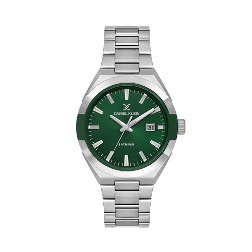 Daniel Klein Silver Stainless Steel Watch for Men DK.1.14145-3