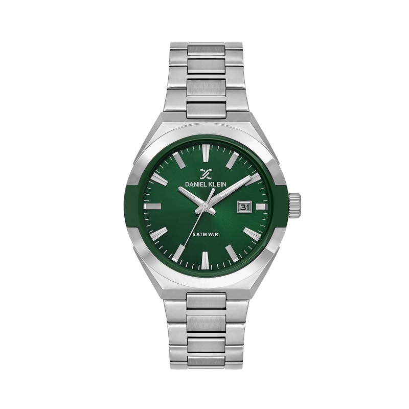 Daniel Klein Silver Stainless Steel Watch for Men DK.1.14145-3