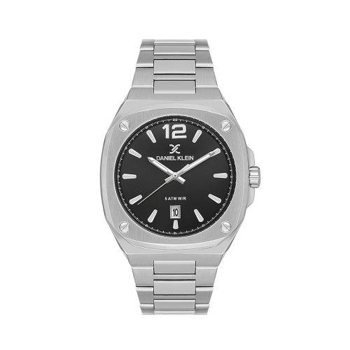 Daniel Klein Silver Stainless Steel Watch for Men DK.1.14147-1