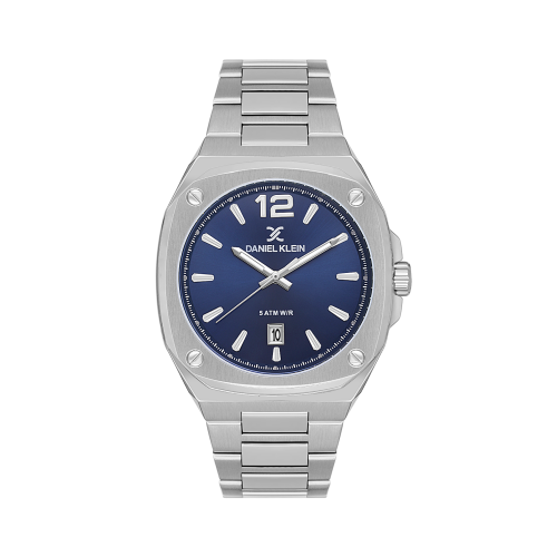 Daniel Klein Silver Stainless Steel Watch for Men DK.1.14147-2