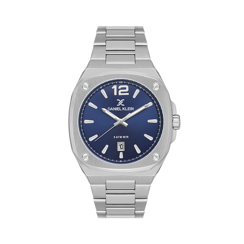 Daniel Klein Silver Stainless Steel Watch for Men DK.1.14147-2