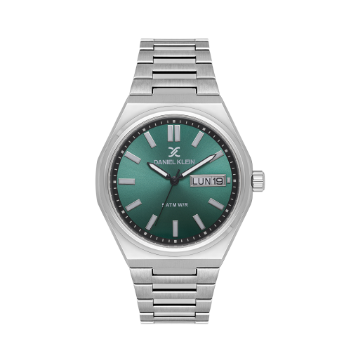 Daniel Klein Silver Stainless Steel Watch for Men DK.1.14150-5