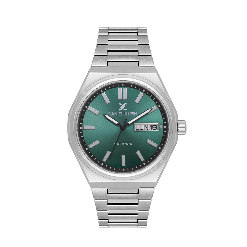 Daniel Klein Silver Stainless Steel Watch for Men DK.1.14150-5