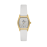 Daniel Klein White Leather Watch for Women DK.1.14152-3