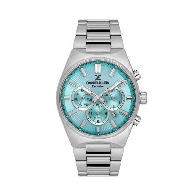 Daniel Klein Silver Stainless Steel Watch for Men DK.1.14210-4