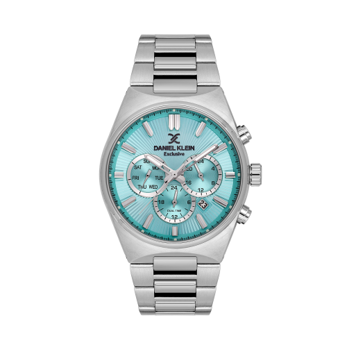 Daniel Klein Silver Stainless Steel Watch for Men DK.1.14210-4