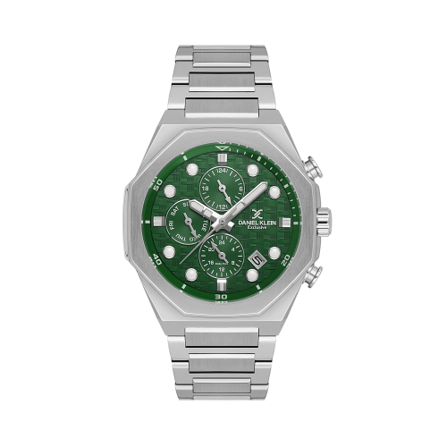 Daniel Klein Silver Stainless Steel Watch for Men DK.1.14217-3