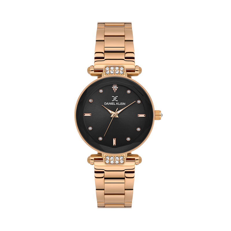 Daniel Klein Rose Gold Stainless Steel Watch for Women DK.6.14132-5