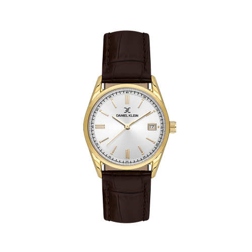 Daniel Klein Dark Brown Leather Watch for Women DK.6.14135-4