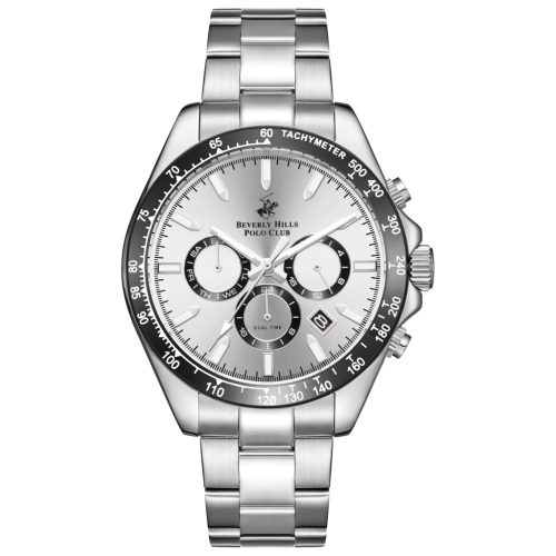 Beverly Hills Polo Club Stainless Steel Silver Watch for Men BP3127X.331