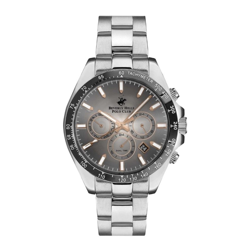 Beverly Hills Polo Club Stainless Steel Silver Watch for Men BP3127X.360