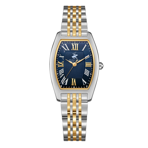 Beverly Hills Polo Club Stainless Steel Silver and Rose Gold Watch for Women BP3716X.590