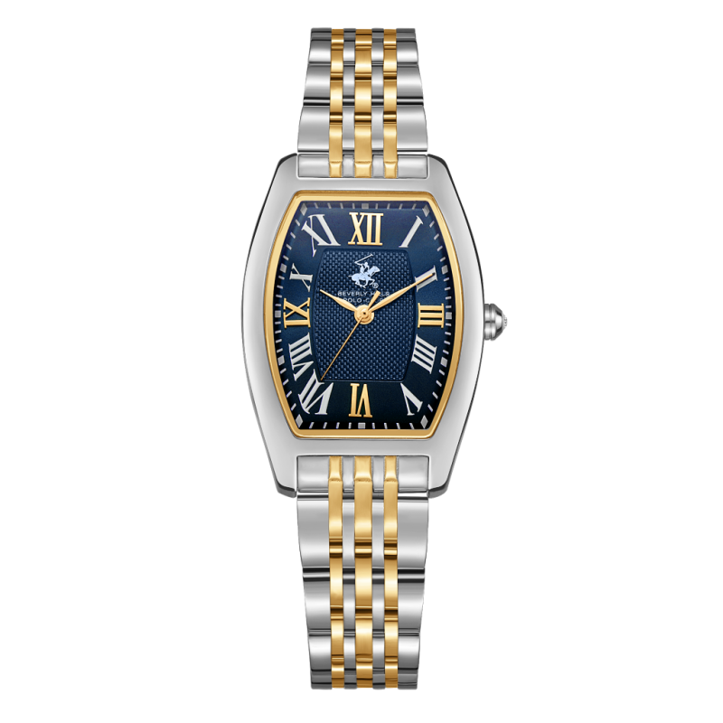 Beverly Hills Polo Club Stainless Steel Silver and Rose Gold Watch for Women BP3716X.590