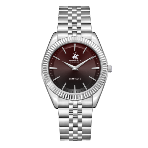 Beverly Hills Polo Club Stainless Steel Silver Watch for Men BP3830X.380