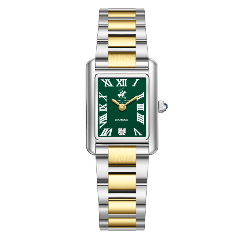 Beverly Hills Polo Club Stainless Steel Silver and Gold Watch for Women BP3860C.270