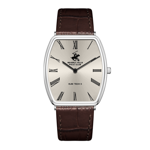 Beverly Hills Polo Club Leather Brown Watch for Men BP3863X.362