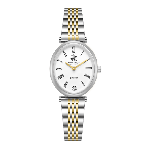 Beverly Hills Polo Club Stainless Steel Silver and Gold Watch for Women BP3872X.230