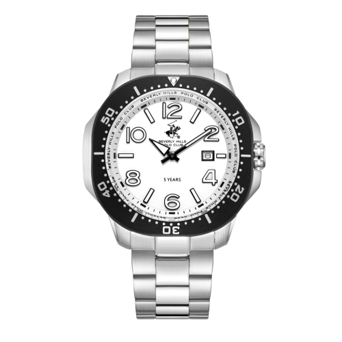 Beverly Hills Polo Club Stainless Steel Silver Watch for Men BP3884X.330