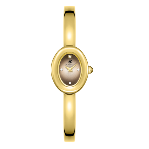 Beverly Hills Polo Club Stainless Steel Gold Watch for Women BP3889C.140