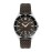Lee Cooper Silicone Dark Brown Watch for Men LC07361.342