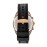 Lee Cooper Silicone Black Watch for Men LC07527.461