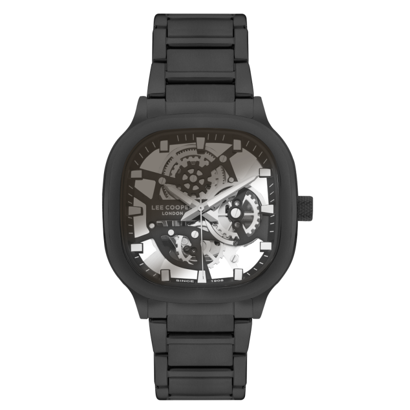 Lee Cooper Stainless Steel Black Watch for Men LC07974.050