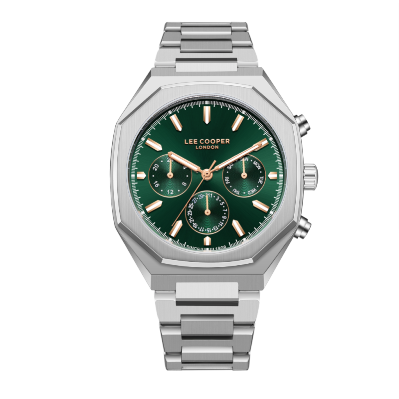 Lee Cooper Stainless Steel Silver Watch for Men LC08045.370