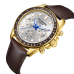 Lee Cooper Leather Brown Watch for Men LC08233.232