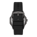 Lee Cooper Silicone Black Watch for Men LC08254.001