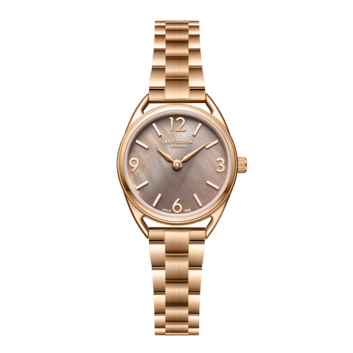 Lee Cooper Stainless Steel Rose Gold Watch for Women LC08265.440