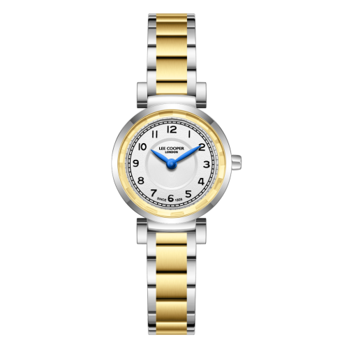 Lee Cooper Stainless Steel Silver and Gold Watch for Women LC08270.230