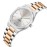 Lee Cooper Stainless Steel Silver and Rose Gold Watch for Women LC08276.530
